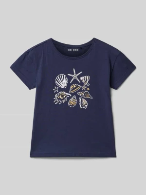 T-shirt z nadrukowanym motywem BLUE SEVEN
