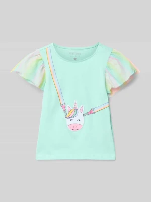 T-shirt z nadrukowanym motywem BLUE SEVEN