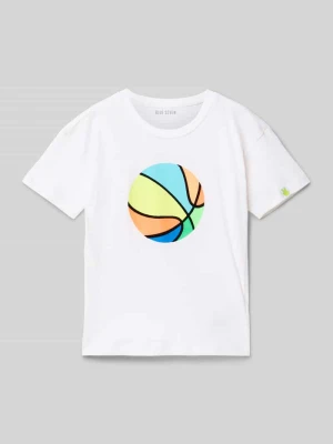 T-shirt z nadrukowanym motywem BLUE SEVEN