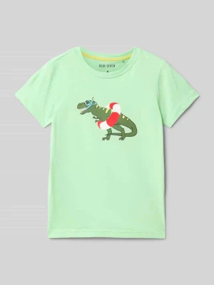 T-shirt z nadrukowanym motywem BLUE SEVEN