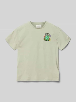 T-shirt z nadrukowanym motywem Champion