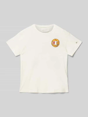 T-shirt z nadrukowanym motywem Champion