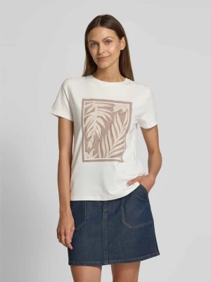 T-shirt z nadrukowanym motywem comma
