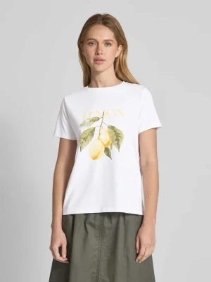 T-shirt z nadrukowanym motywem comma