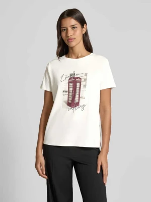 T-shirt z nadrukowanym motywem comma