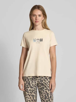 T-shirt z nadrukowanym motywem comma