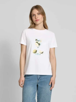 T-shirt z nadrukowanym motywem comma