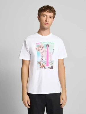 T-shirt z nadrukowanym motywem Dedicated
