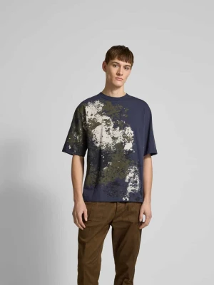 T-shirt z nadrukowanym motywem Dsquared2 Oliwkowy