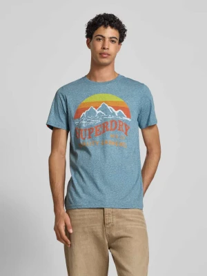 T-shirt z nadrukowanym motywem i logo model ‘Great Outdoors’ Superdry