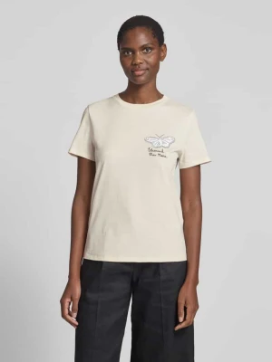 T-shirt z nadrukowanym motywem i logo model ‘GUGLIA’ Weekend Max Mara