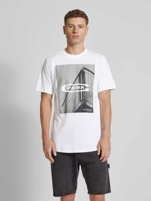 T-shirt z nadrukowanym motywem i logo model ‘oldskool’ G-Star Raw