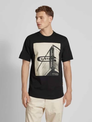 T-shirt z nadrukowanym motywem i logo model ‘oldskool’ G-Star Raw
