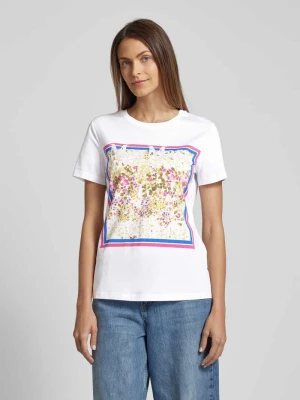 T-shirt z nadrukowanym motywem Max Mara Studio