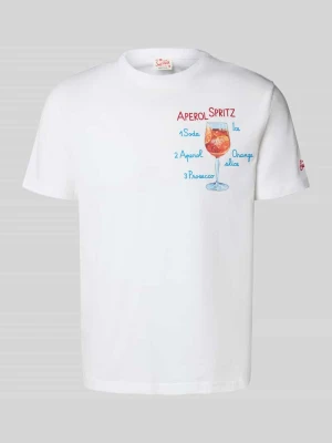 T-shirt z nadrukowanym motywem MC2 Saint Barth