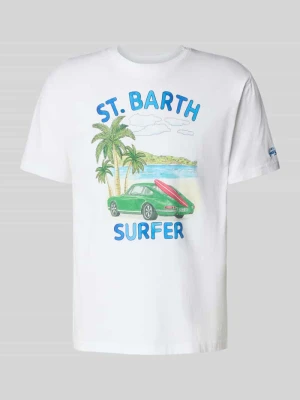 T-shirt z nadrukowanym motywem MC2 Saint Barth