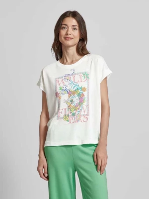T-shirt z nadrukowanym motywem milano italy