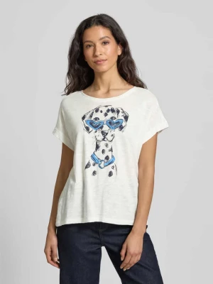T-shirt z nadrukowanym motywem milano italy