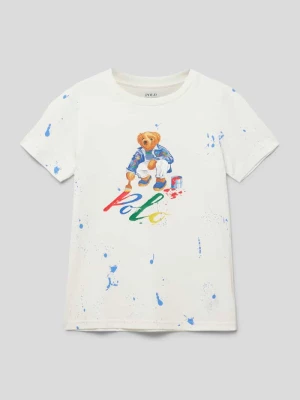 T-shirt z nadrukowanym motywem model ‘BEAR’ Polo Ralph Lauren Teens
