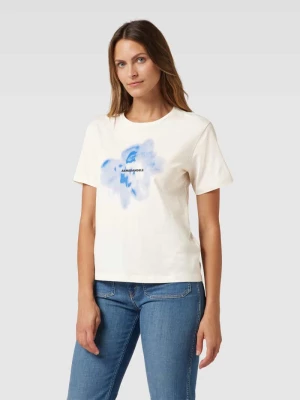 T-shirt z nadrukowanym motywem model ‘MAARLA’ ARMEDANGELS