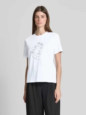 T-shirt z nadrukowanym motywem model ‘NORA’ Vila