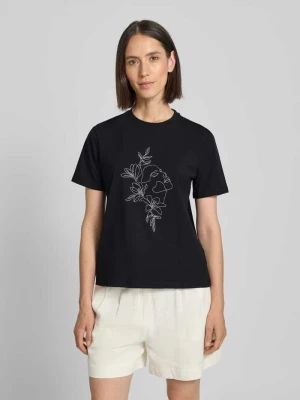 T-shirt z nadrukowanym motywem model ‘NORA’ Vila