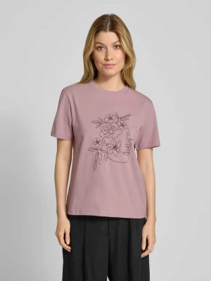 T-shirt z nadrukowanym motywem model ‘NORA’ Vila