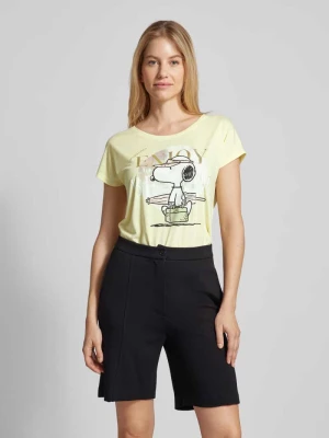 T-shirt z nadrukowanym motywem montego