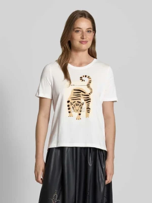 T-shirt z nadrukowanym motywem Oui