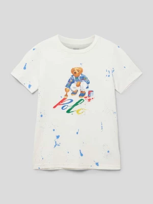 T-shirt z nadrukowanym motywem Polo Ralph Lauren Kids