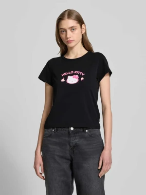 T-shirt z nadrukowanym motywem REVIEW