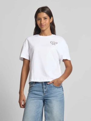 T-shirt z nadrukowanym motywem Rich & Royal