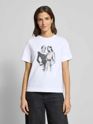 Zdjęcie produktu T-shirt z nadrukowanym motywem Rich & Royal