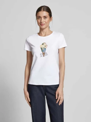 T-shirt z nadrukowanym motywem Zero