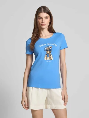 T-shirt z nadrukowanym motywem Zero