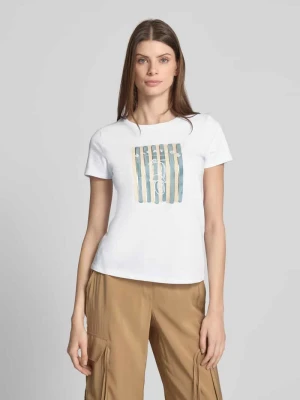 T-shirt z nadrukowanym motywem Zero