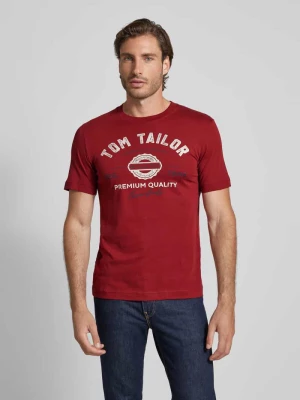 T-shirt z nadrukiem ze sloganem Tom Tailor