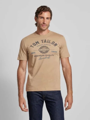 T-shirt z nadrukiem ze sloganem Tom Tailor