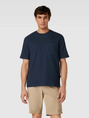 T-shirt z nakładaną kieszenią na piersi model ‘LOOSESAUL’ Selected Homme