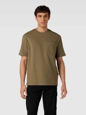 T-shirt z nakładaną kieszenią na piersi model ‘LOOSESAUL’ Selected Homme