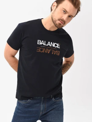 T-shirt z napisem, Comfort Fit, T-BALANCE Volcano