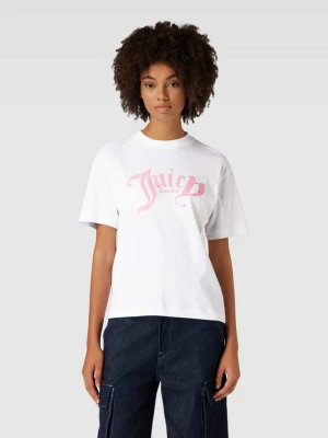 T-shirt z napisem z logo model ‘AMANZA’ Juicy Couture Sport