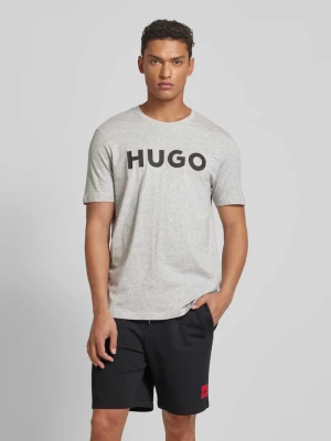 T-shirt z napisem z logo model ‘DULIVIO’ HUGO
