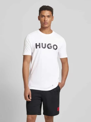 T-shirt z napisem z logo model ‘DULIVIO’ HUGO