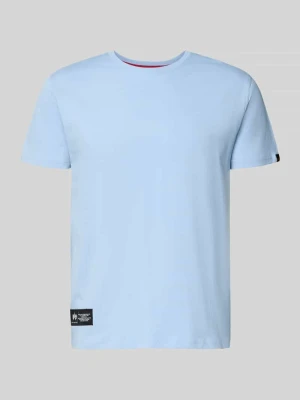 T-shirt z naszywką z logo alpha industries