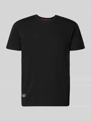 T-shirt z naszywką z logo alpha industries