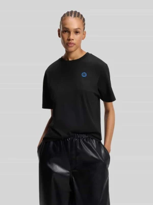 T-shirt z naszywką z logo Hugo Blue