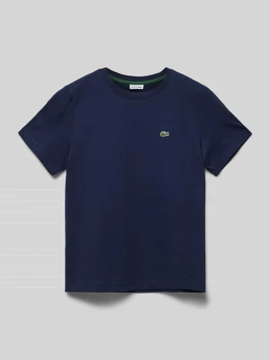 T-shirt z naszywką z logo Lacoste