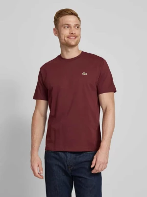 T-shirt z naszywką z logo Lacoste