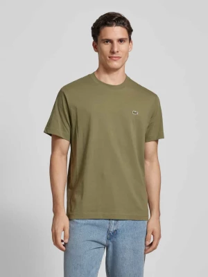 T-shirt z naszywką z logo Lacoste